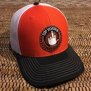 Up Yours Off Road trucker snap back middle finger